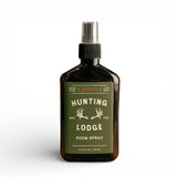 Hunting Lodge room spray with tobacco whiskey and embers scent from Manready Mercantile Americana Series for rustic home fragrance