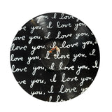 i love you vinyl record wall art sugarboo 12 inch hanging music inspired decor
