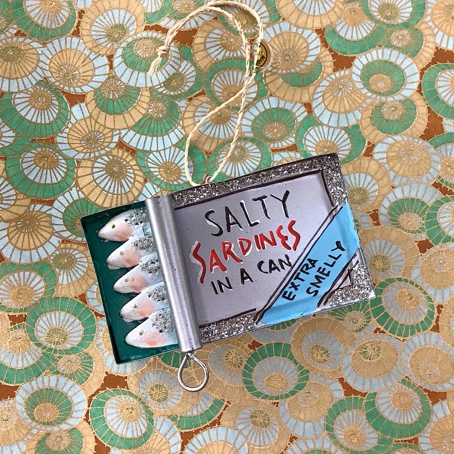 Salty Sardines Glass Ornament - Thumbnail 5
