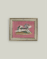 Embroidered Style Dog Wall Art