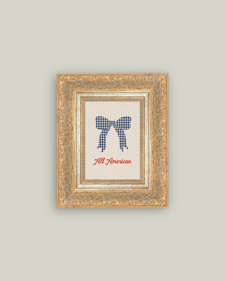 All American Bow Framed Wall Art
