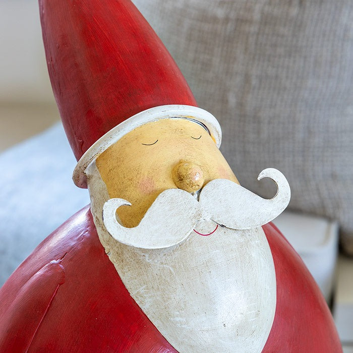 Phat Jolly Santa Metal Figurine