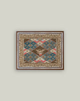 Framed Textile State Emblems Americana Wall Art