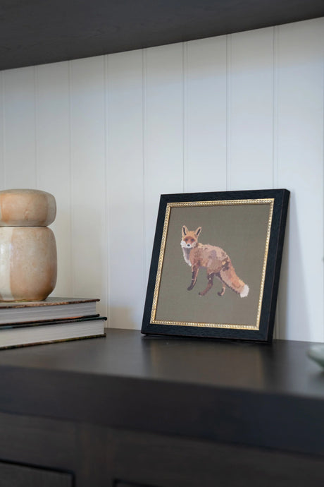 Framed Fox Animal Wall Art