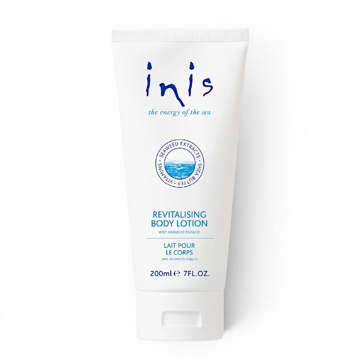 Inis the Energy of the Sea revitalising body lotion with seaweed extracts, shea butter, Vitamin E, and ocean fresh fragrance
