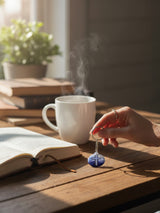 Blue Mountains Cross Tap to Pray Keychain