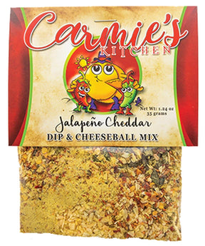 jalpeño cheddar dip and cheeseball mix