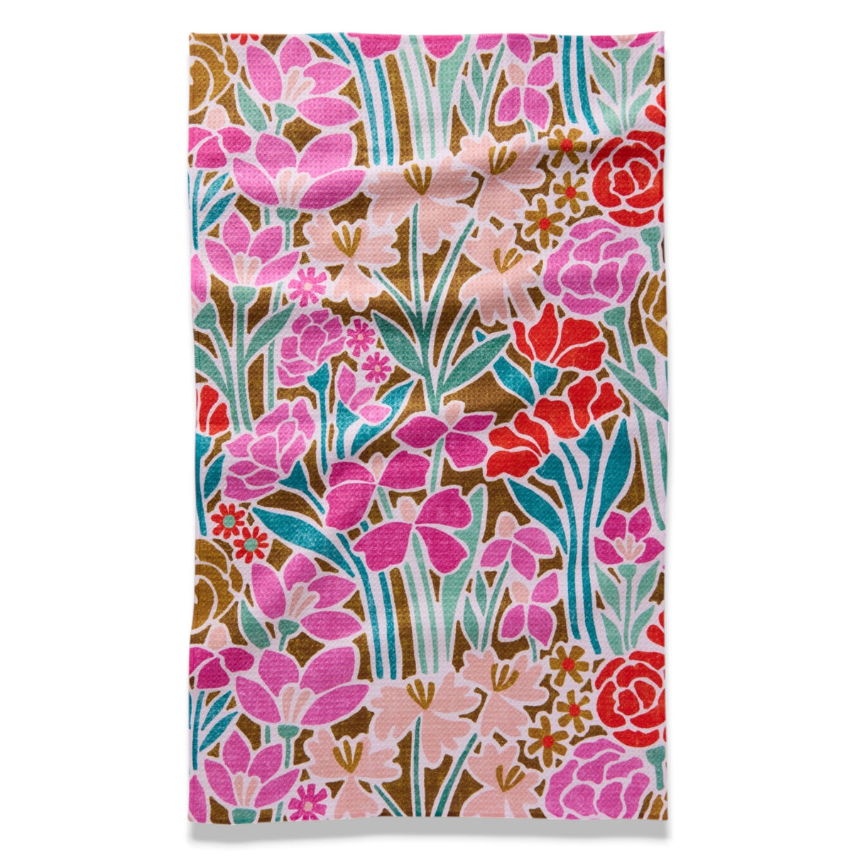 Janae Floral Geometry Tea Towel