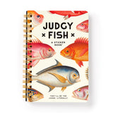 Judgy Fish Sticker Book with 60+ vintage-inspired stickers featuring snarky fish illustrations
