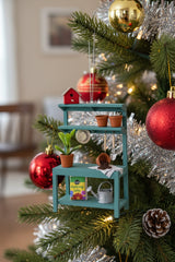 Miniature Potting Bench & Gardening Ornament