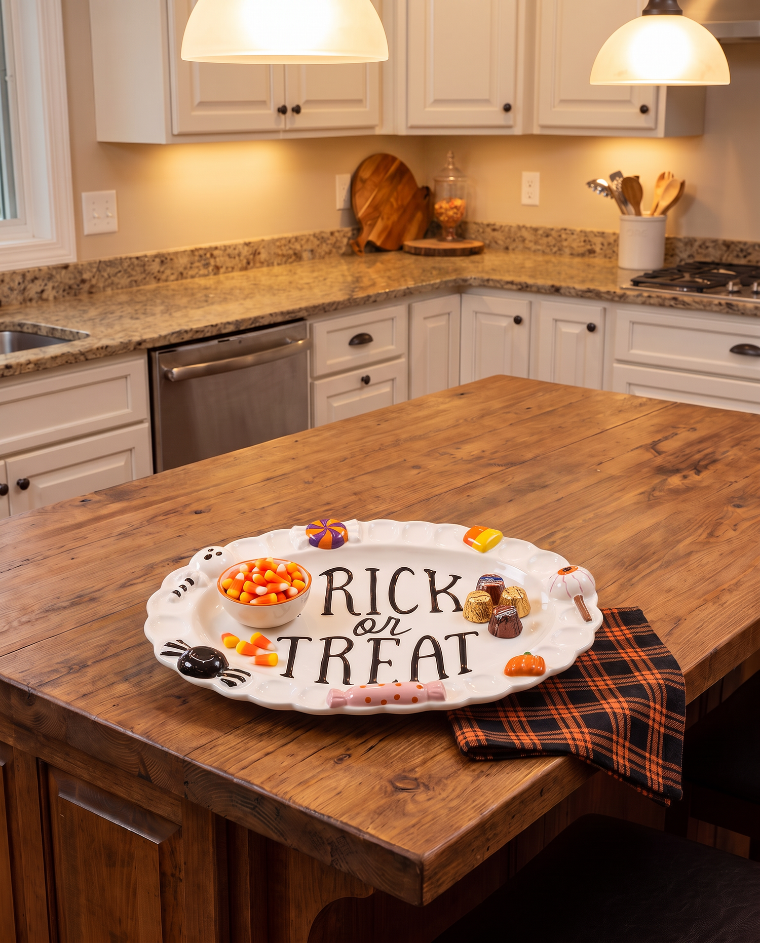 Halloween Trick or Treat Candy Platter