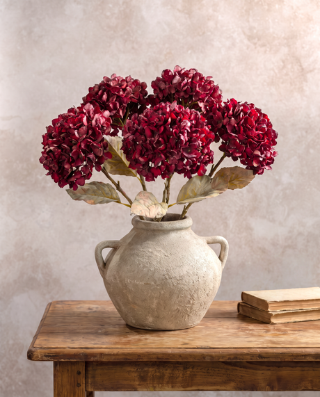 Autumn Burgundy Hydrangea Branch