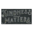 kindness matters wood art tile 12x24 sugarboo wall decor typography sign