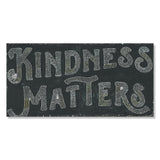 kindness matters wood art tile 12x24 sugarboo wall decor typography sign