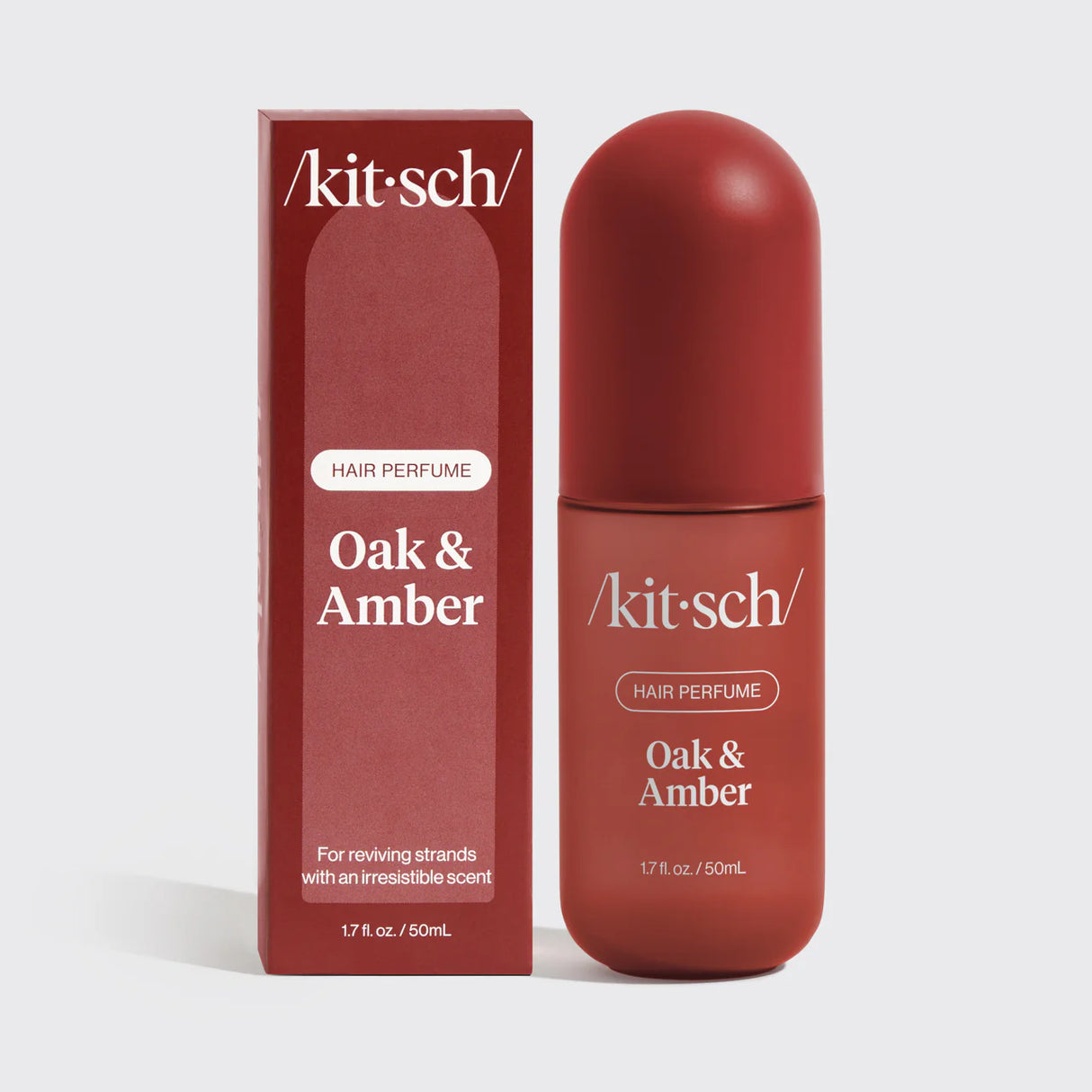 kitsch oak and amber hair perfume warm woody fragrance hair mist