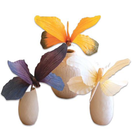 large decorative butterfly stem for vase botanical faux butterfly home decor