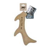 Natural Leather Antler Dog Toy
