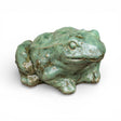 light green ceramic frog statue decorative garden frog figurine for shelf or plant décor