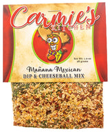 carmie's kitchen mañana mexican dip and cheeseball mix