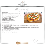 Margherita pizza recipe made with Finch + Fennel Tomato Basil Marinara Sauce