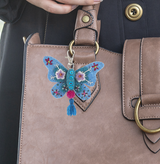 Felt Embroidered Butterfly Keychains