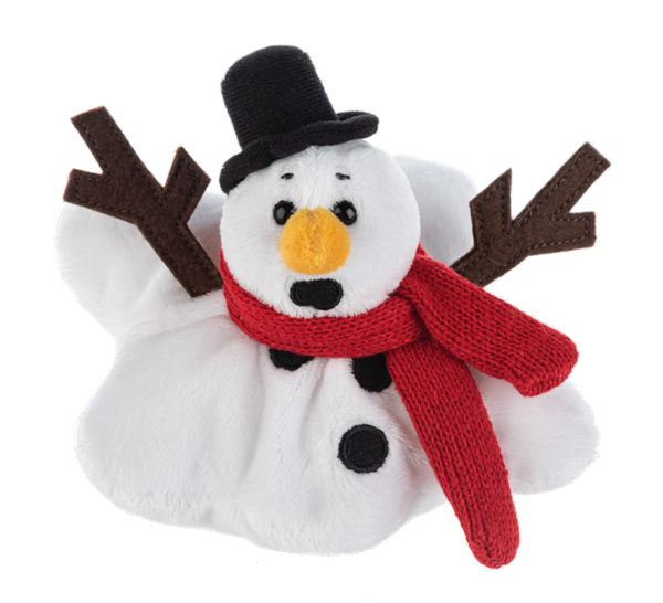 Melting snowman soft plush