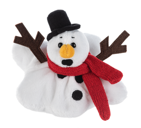 Melting snowman soft plush