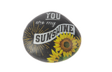 Sunflower Painted Art Rocks | Decorative Resin Stones