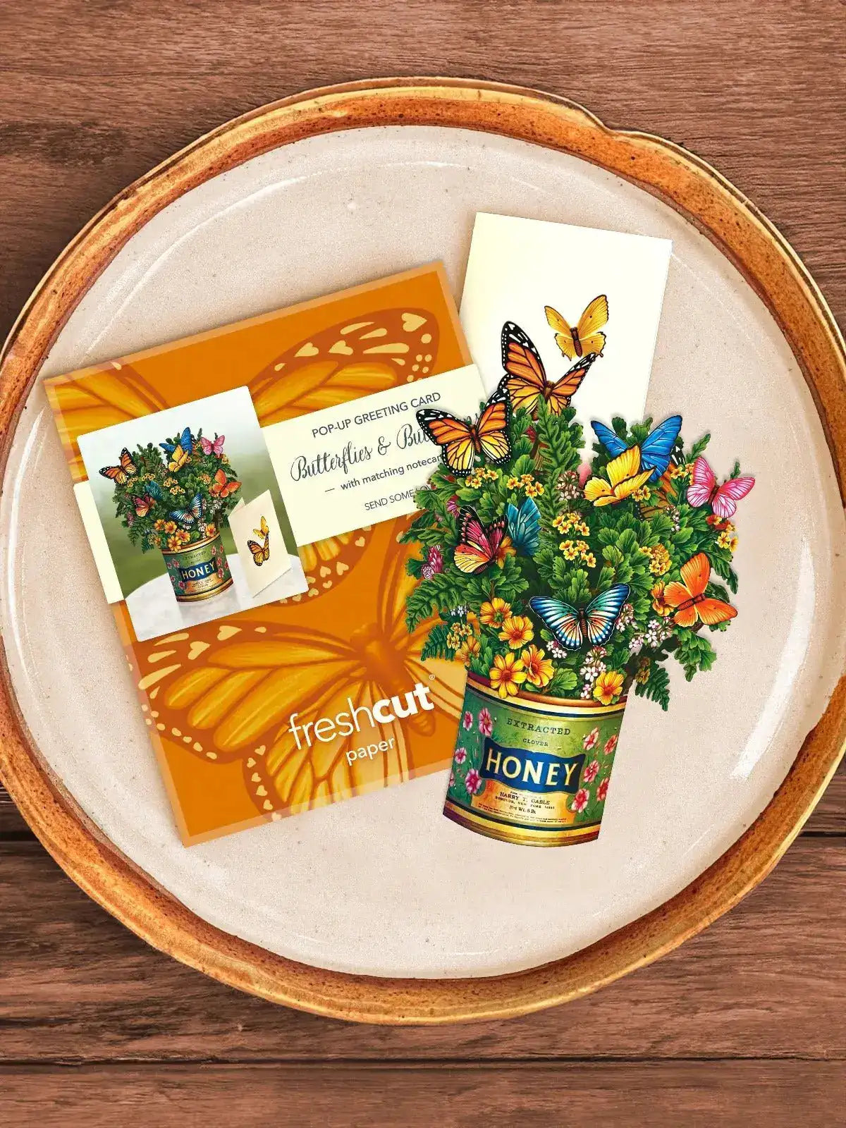 Mini Butterflies & Buttercups Pop-Up Card | FreshCut Paper