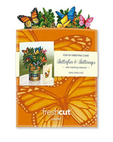 Mini Butterflies & Buttercups Pop-Up Card | FreshCut Paper