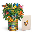 mini butterflies buttercups pop up card floral bouquet butterfly greeting card gift
