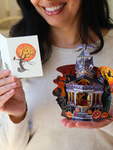 Mini Haunted House Pop-Up Card | FreshCut Paper