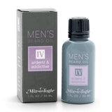 Mixologie Men’s IV Ardent and Addictive beard oil with citrus, cedarwood, balsam, amber, ebony wood, musk, and sea moss