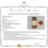Sausage and pepper hoagies made with Finch + Fennel Tomato Basil Marinara Sauce