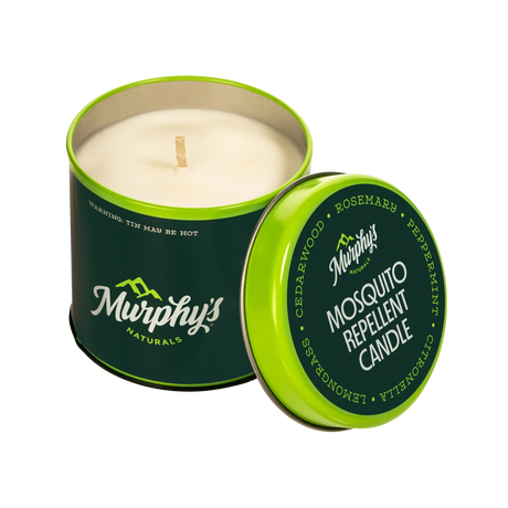 Murphy’s Naturals mosquito repellent candle with citronella and essential oils for patios and outdoor spaces