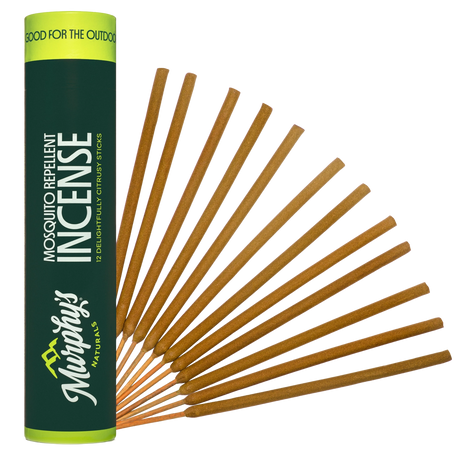 Murphy’s Naturals mosquito repellent incense sticks with citronella essential oils for patios and outdoor gatherings