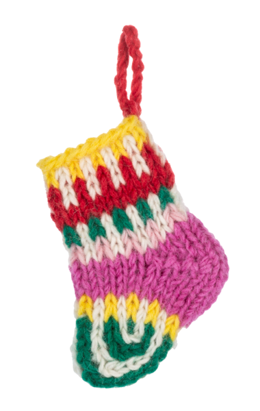 Mini Holiday Stocking Ornaments - Thumbnail 4