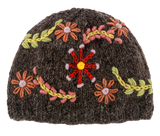 Embroidered Floral Knit Winter Hats | 3 Styles