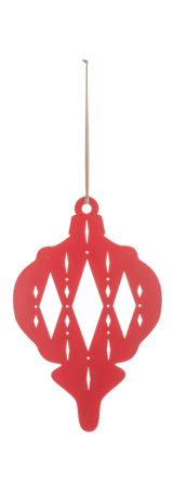 Oversized Retro Hanging Metal Ornaments | 3 Colors