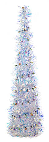 Iridescent Tinsel Tree | 2 Sizes