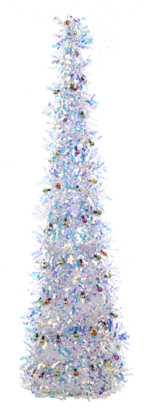 Iridescent Tinsel Tree | 2 Sizes