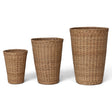 natural hand woven rattan basket