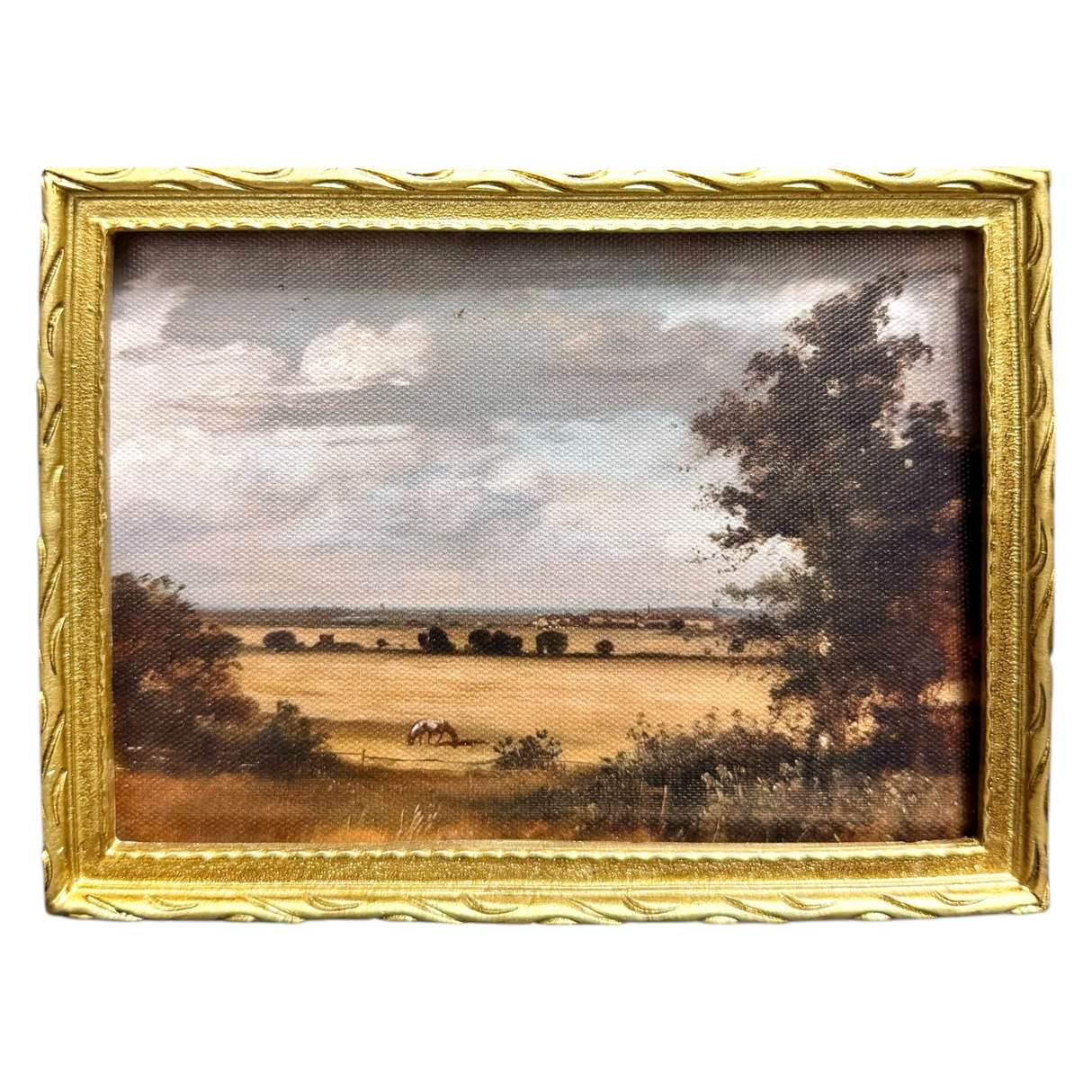 danish natural landscape oil painting framed print