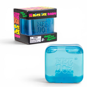 NeeDoh Nice Ice Baby mini sensory cube blue squishy fidget toy