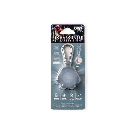 Rechargeable Dog Collar Safety Light with AirTag Holder