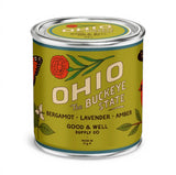 hio Buckeye State candle bergamot lavender amber by Good & Well Supply