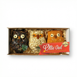 owl bird seed treat 3 pack hanging edible bird feeder gift set with fruit accents
