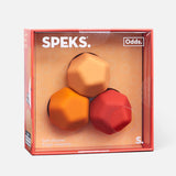 orange odds speks sensory toy