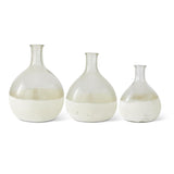 Rounded Long Neck Bottles with Frosted Bottoms