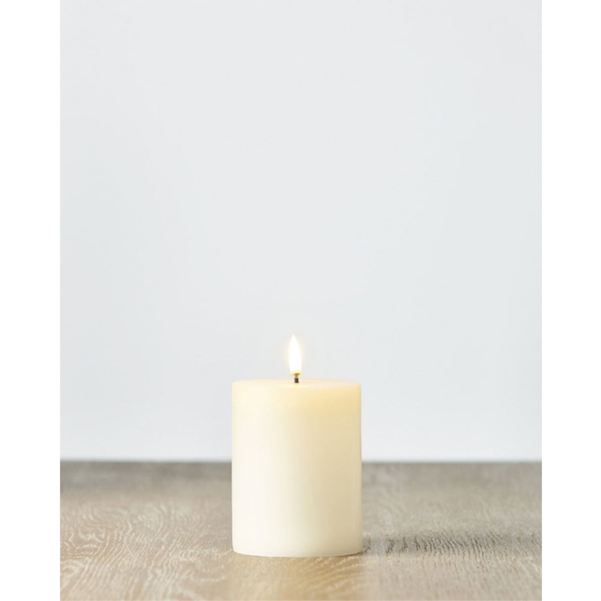 Flameless Ivory Pillar & Taper Candles